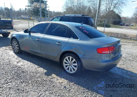 2012 Audi A4 2.0T Premium z USA, uszkodzony, nr VIN WAUBFAFLXCN004365